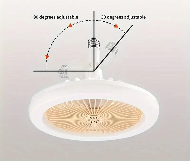 ABANICO CON LED Y AROMATIZANTE MULTIFUNCIONAL -✨ Ventilador de Techo Frescura y Estilo ❄️💨