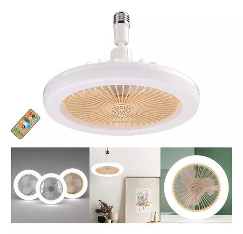 ABANICO CON LED Y AROMATIZANTE MULTIFUNCIONAL -✨ Ventilador de Techo Frescura y Estilo ❄️💨